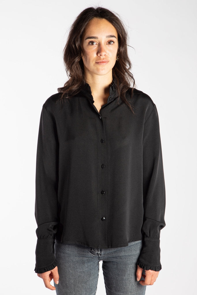 Chemisier Cléo - soie ou satin viscose - Boname Paris