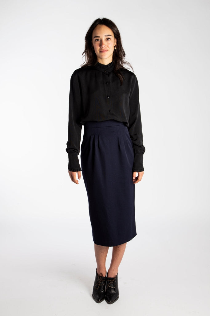 Chemisier Cléo - soie ou satin viscose - Boname Paris