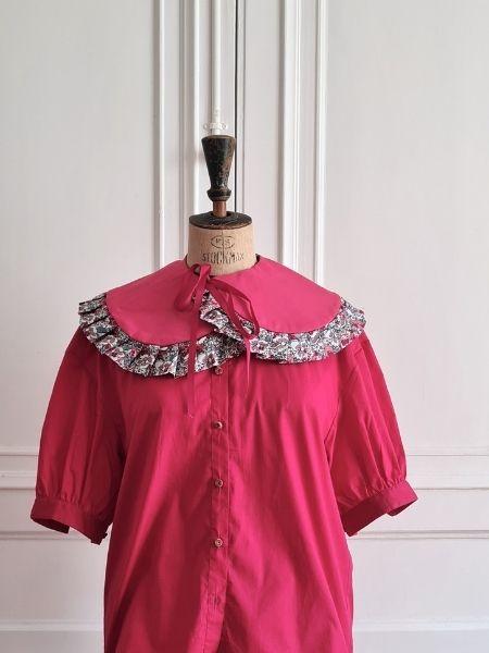 Maxi Col Claudine Colette - collection rose d'été - Boname Paris